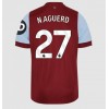 West Ham United Nayef Aguerd #27 Hjemmedrakt 2023-24 Kortermet